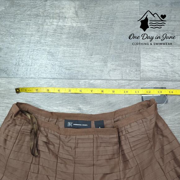 INC International Concepts Midi Skirt Size 4 - Picture 3 of 5